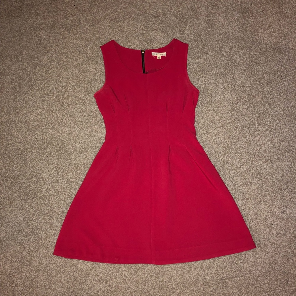 Pink mini dress